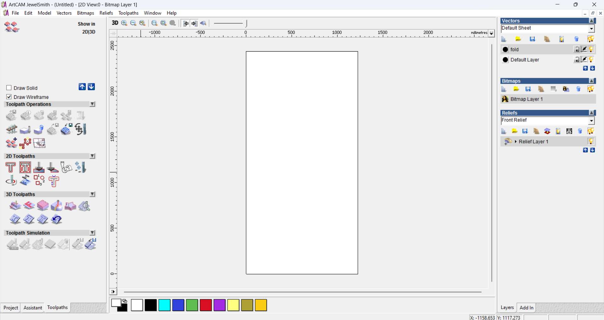 ArtCAM Project Setup